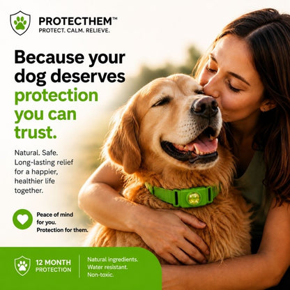 🐕 PROTECTHEM™ Natural Flea & Tick Protection Collar