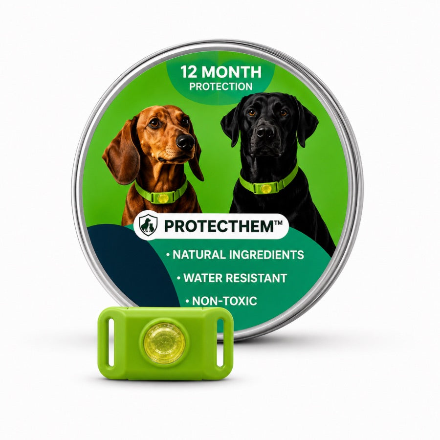 🐕 PROTECTHEM™ Natural Flea & Tick Protection Collar